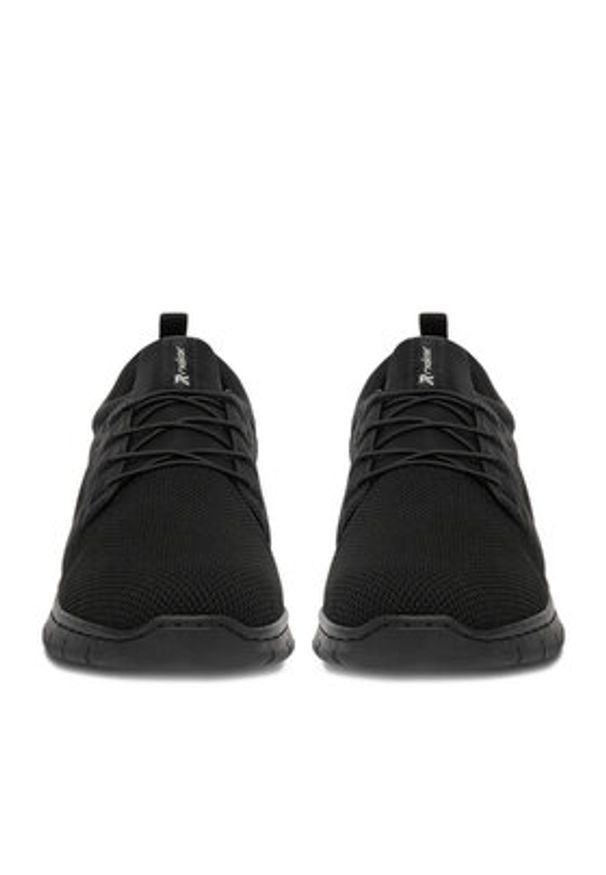 Rieker Sneakersy B7796-01 Czarny. Kolor: czarny. Materiał: materiał