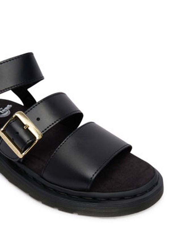 Dr. Martens Sandały Gryphon Sandal Atlas DM42329001 Czarny. Kolor: czarny. Materiał: skóra