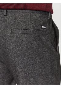 BOSS - Boss Spodnie materiałowe Kane-L 50501138 Szary Regular Fit. Kolor: szary. Materiał: materiał, syntetyk #5