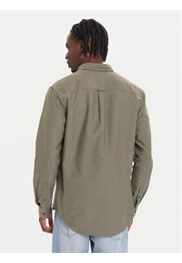 Tommy Jeans Koszula DM0DM21298 Zielony Regular Fit. Kolor: zielony. Materiał: bawełna