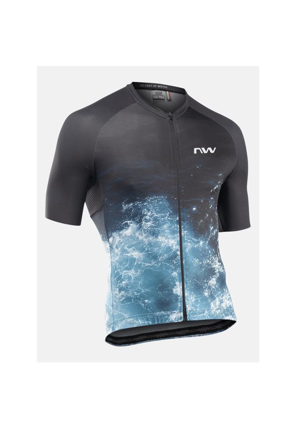 NORTHWAVE - Jersey Northwave Water. Kolor: wielokolorowy, niebieski, czarny. Materiał: jersey. Sport: kolarstwo