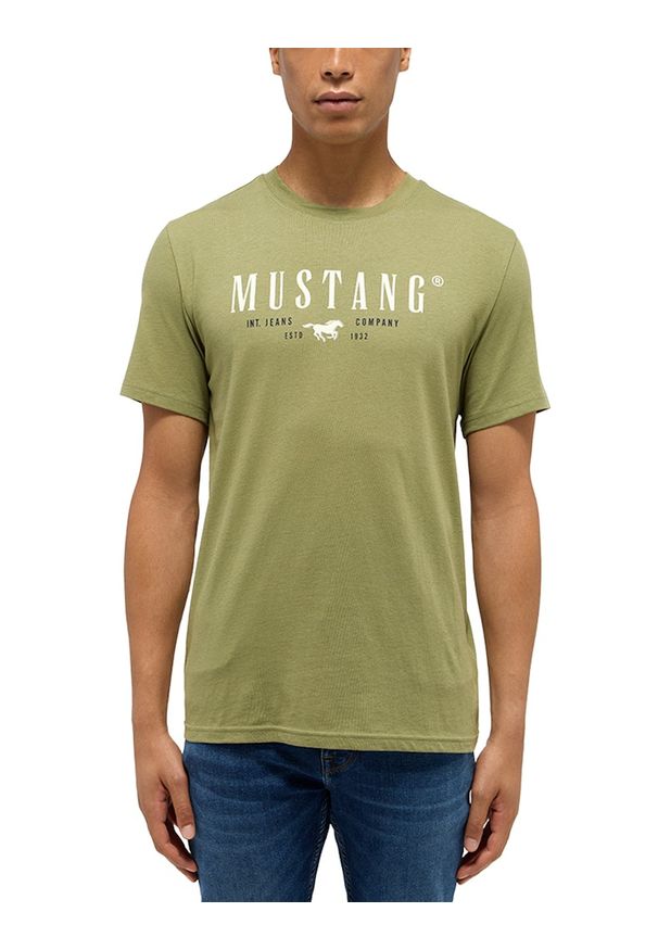 Męski T-Shirt Mustang Style Austin Loden Green 1015829 6353