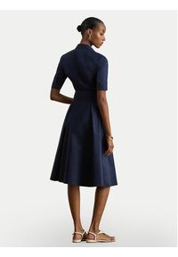 Lauren Ralph Lauren - LAUREN RALPH LAUREN Sukienka koszulowa 200748950010 Granatowy Regular Fit. Kolor: niebieski. Materiał: bawełna. Typ sukienki: koszulowe #3