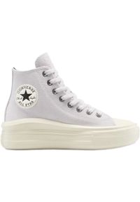 Buty sportowe Converse Chuck Taylor As Move. Kolor: różowy. Materiał: zamsz, materiał. Sport: fitness #1