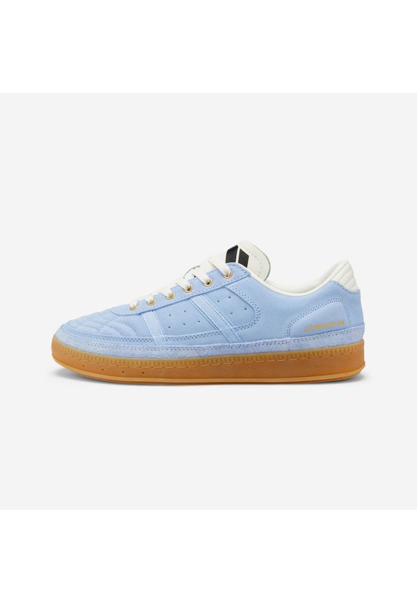 Decathlon - Sneakersy unisex Player 80 zamszowe Late Bloomers. Kolor: biały, wielokolorowy, czarny, brązowy. Materiał: zamsz. Szerokość cholewki: normalna