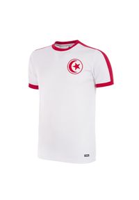 COPA FOOTBALL - Koszulka piłkarska retro - Dorosły - Tunezja Lata 80 - Biała. Kolor: biały. Sezon: lato. Sport: piłka nożna