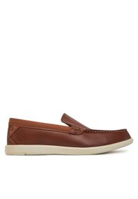 Clarks Mokasyny Bratton Loafer 26181279 Brązowy. Kolor: brązowy. Materiał: skóra