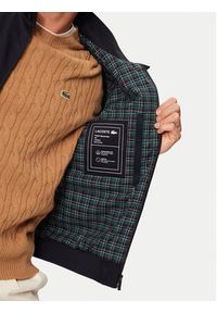 Lacoste Kurtka bomber BH7186 Granatowy Regular Fit. Kolor: niebieski. Materiał: bawełna #2