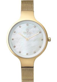 Zegarek OBAKU Zegarek damski Obaku Denmark V173LXGGMG złoty. Kolor: złoty #1