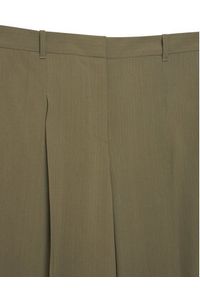 Hugo - HUGO Spodnie materiałowe Tiana17 50564491 Zielony Relaxed Fit. Kolor: zielony. Materiał: wiskoza #6
