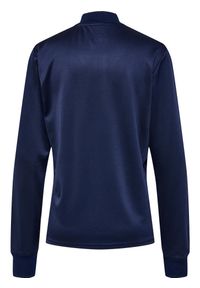 Sweatshirt 1/2 zip poliester kobiety Hummel HmlStaltic. Kolor: niebieski. Materiał: poliester