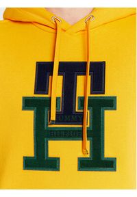 TOMMY HILFIGER - Tommy Hilfiger Bluza Icon Monogram MW0MW29586 Żółty Relaxed Fit. Kolor: żółty. Materiał: bawełna #2