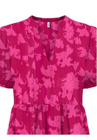 only - ONLY Sukienka letnia Nova 15222215 Różowy Regular Fit. Kolor: różowy. Materiał: wiskoza. Sezon: lato #2