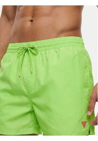 Guess Szorty kąpielowe F6GT25 WG282 SHORT Zielony Regular Fit. Kolor: zielony. Materiał: syntetyk #3