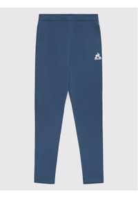 Le Coq Sportif Spodnie dresowe 2210433 Granatowy Slim Fit. Kolor: niebieski. Materiał: bawełna