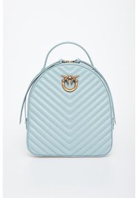 Pinko - Plecak damski skórzany Love Click Classic Backpack PINKO. Materiał: skórzane