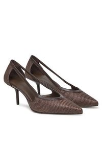 Max Mara Szpilki Strawpump 2514521312600 Brązowy. Kolor: brązowy. Materiał: materiał. Obcas: na szpilce #5