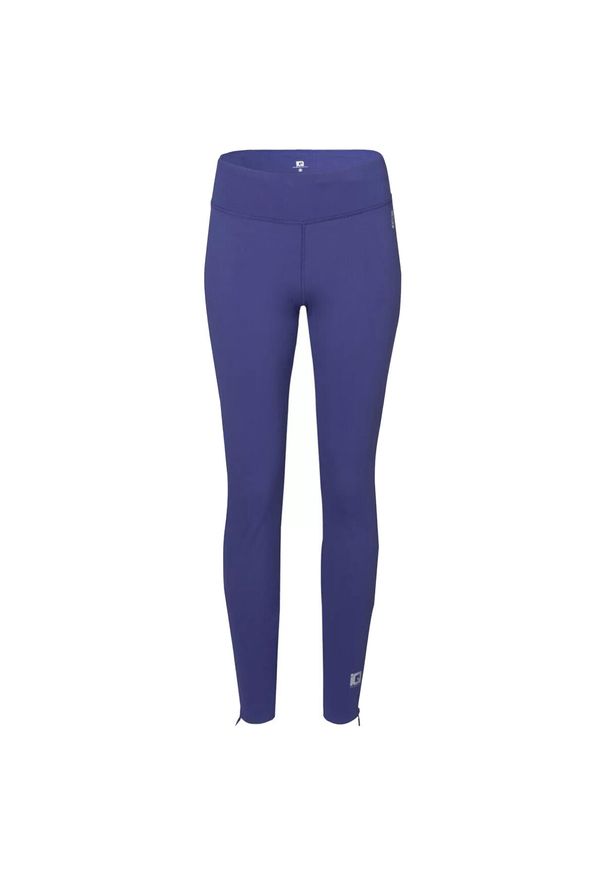 IQ - Damskie Legginsy Do Biegania Tya. Kolor: niebieski. Sport: turystyka piesza