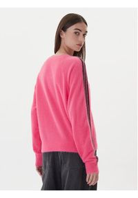 Adidas - adidas Bluza adicolor Holiday JX7811 Różowy Loose Fit. Kolor: różowy. Materiał: syntetyk