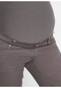 Spodnie ciążowe rybaczki bonprix szary. Kolekcja: moda ciążowa. Kolor: szary. Sezon: lato #4