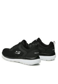skechers - Skechers Sneakersy Quick Path 12607/BKW Czarny. Kolor: czarny. Materiał: materiał #4