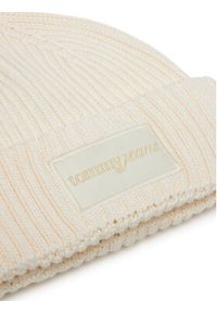 Tommy Jeans Czapka Script AW0AW17909 Écru. Kolor: kremowy. Materiał: bawełna #3