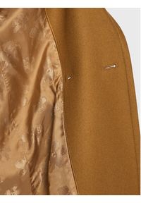 Ted Baker Płaszcz wełniany Frejia 264208 Brązowy Regular Fit. Kolor: brązowy. Materiał: wełna #6