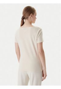 EA7 Emporio Armani T-Shirt 7W000978 AF10373 U1088 Beżowy Regular Fit. Kolor: beżowy. Materiał: bawełna #3