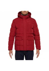 Kurtka Geox Model M Hilstone Kolor Bordeaux. Kolor: czerwony. Materiał: tkanina
