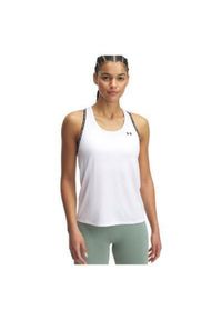 Top treningowy damski Under Armour Tech Knockout Tank. Kolor: biały