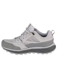 Buty trekkingowe męskie Jack Wolfskin Terraquest Texapore. Zapięcie: sznurówki. Kolor: szary. Materiał: guma, materiał, tkanina, syntetyk. Szerokość cholewki: normalna. Sport: turystyka piesza