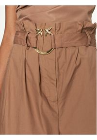 Pinko Kuloty Poseidone 103006 A1N3 Brązowy Relaxed Fit. Kolor: brązowy. Materiał: bawełna #5