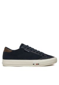 TOMMY HILFIGER - Tommy Hilfiger Sneakersy Vulc Street Low FM0FM05458 Granatowy. Kolor: niebieski. Materiał: skóra