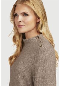 Cellbes - Komfortowy sweter. Okazja: na co dzień. Kolor: beżowy. Materiał: prążkowany. Długość rękawa: długi rękaw. Długość: długie. Styl: casual #5