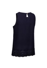 TRESPASS - Damski / Damski Casualowy Top Bez Rękawów Zadie. Okazja: na co dzień. Kolor: niebieski. Długość rękawa: bez rękawów. Styl: casual