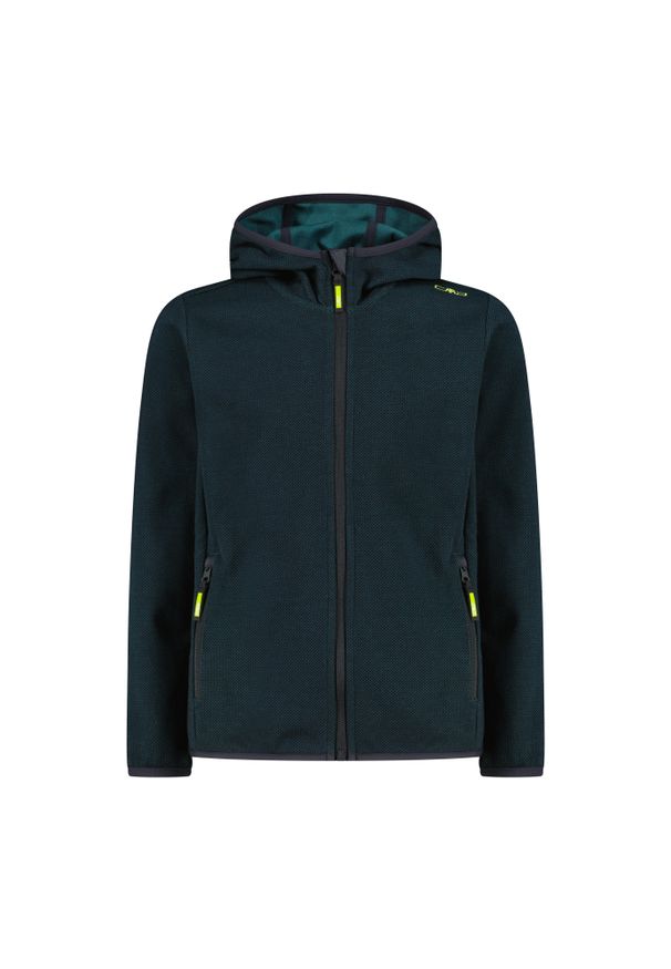 Kurtka dziecięca turystyczna CMP 34H6394. Okazja: na co dzień. Kolor: niebieski, wielokolorowy, zielony. Styl: casual, sportowy. Sport: turystyka piesza