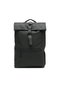 Rains Plecak Rolltop Rucksack W3 13320 Czarny. Kolor: czarny. Materiał: materiał