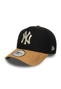 Czapka typu snapback New Era New York Yankees Suede E-Frame. Kolor: czarny
