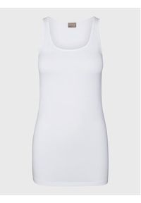 Vero Moda Top Maxi 10185110 Biały Regular Fit. Kolor: biały. Materiał: bawełna #3