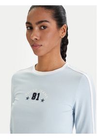 Guess Jeans Bluzka W6RI17 J1314 Błękitny Regular Fit. Kolor: niebieski. Materiał: bawełna #2