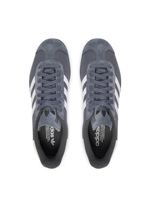 Adidas - adidas Sneakersy Gazelle JR6294 Szary. Kolor: szary. Materiał: zamsz, skóra. Model: Adidas Gazelle