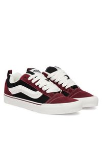 Vans Tenisówki Knu Skool VN000D2202Y1 Bordowy. Kolor: czerwony. Materiał: skóra, zamsz #7