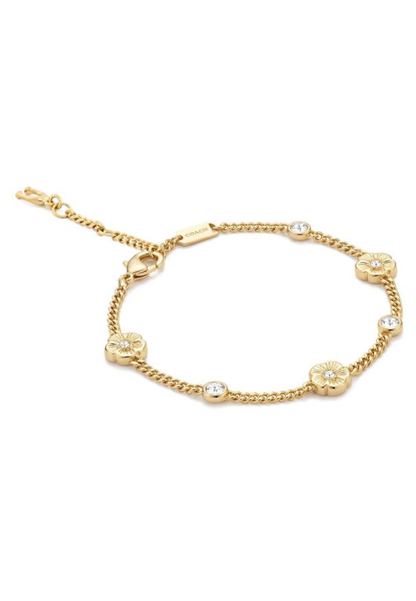 Coach Bransoletka 37541328 Złoty. Materiał: metalowe. Kolor: złoty