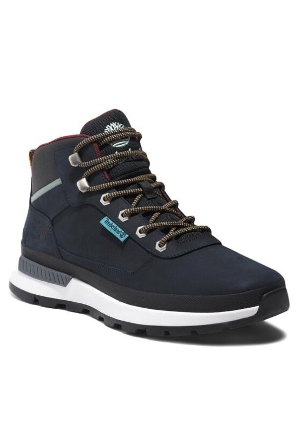 Timberland Trapery Field Trekker Mid TB0A652Z0191 Granatowy. Kolor: niebieski. Materiał: nubuk, skóra