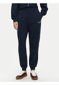 TOMMY HILFIGER - Tommy Hilfiger Spodnie dresowe WW0WW45576 Granatowy Regular Fit. Kolor: niebieski. Materiał: bawełna #1