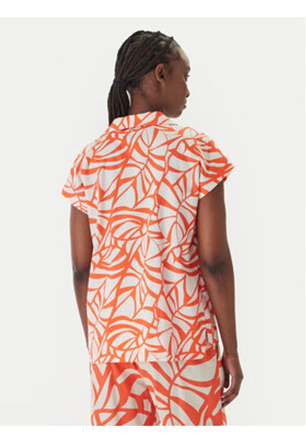 LOLA CASADEMUNT Koszula LS2615097 Pomarańczowy Regular Fit. Kolor: pomarańczowy. Materiał: bawełna