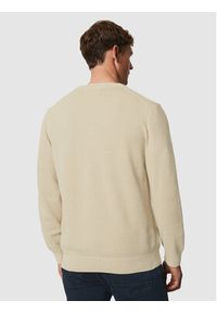 Marc O'Polo Sweter 421 5023 60074 Beżowy Regular Fit. Typ kołnierza: polo. Kolor: beżowy. Materiał: bawełna