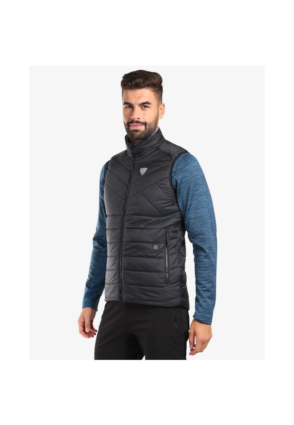 Męska kamizelka izolowana Kilpi HEATEO-M. Kolor: czarny. Materiał: nylon