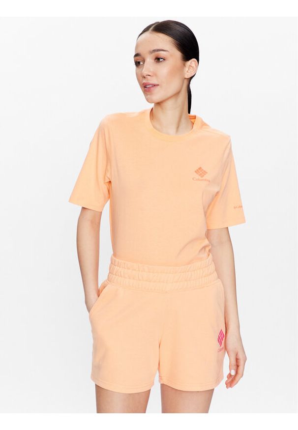 columbia - Columbia T-Shirt North Cascades™ 1992085 Pomarańczowy Relaxed Fit. Kolor: pomarańczowy. Materiał: bawełna
