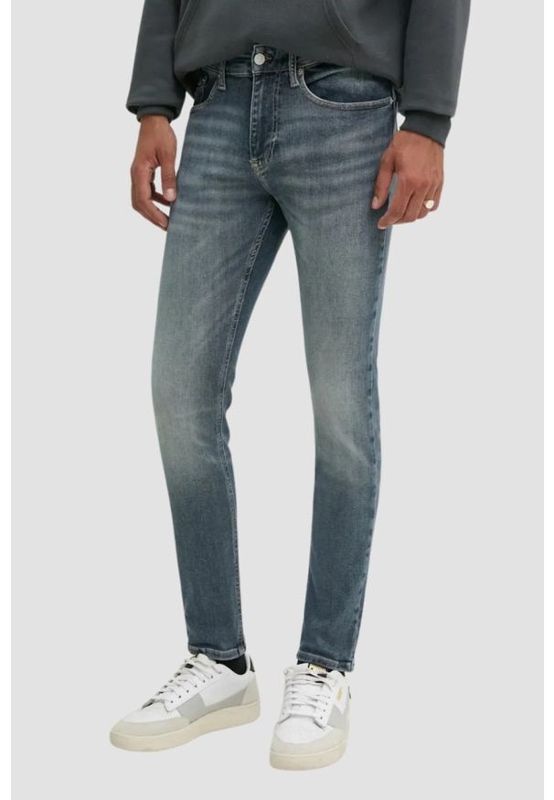 Tommy Jeans - TOMMY JEANS Niebieskie jeansy męskie, Rozmiar 31/32. Okazja: na co dzień. Kolor: niebieski. Styl: casual